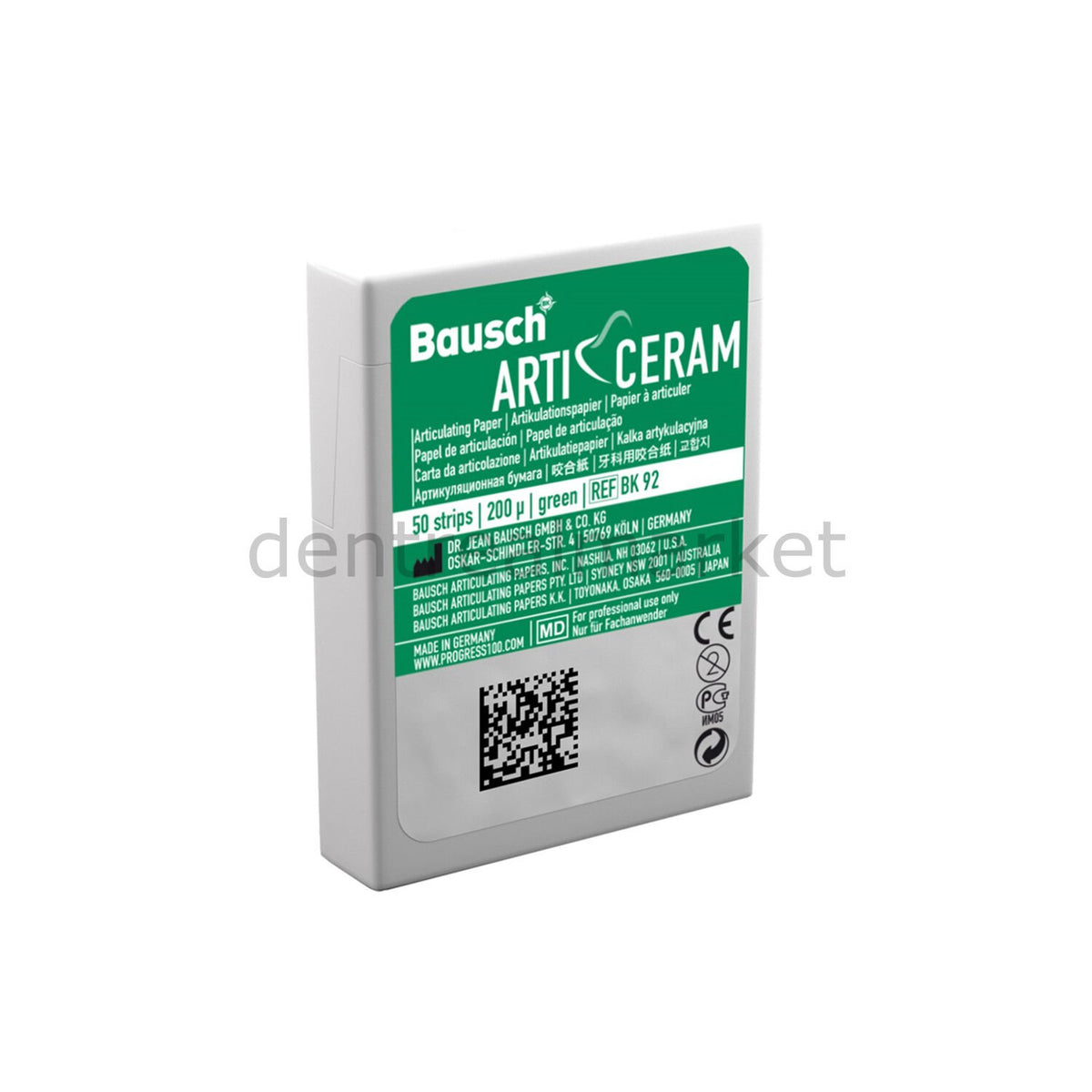 Bausch Arti-Cream Articulating Paper 200 µm Pack of 50 BK92