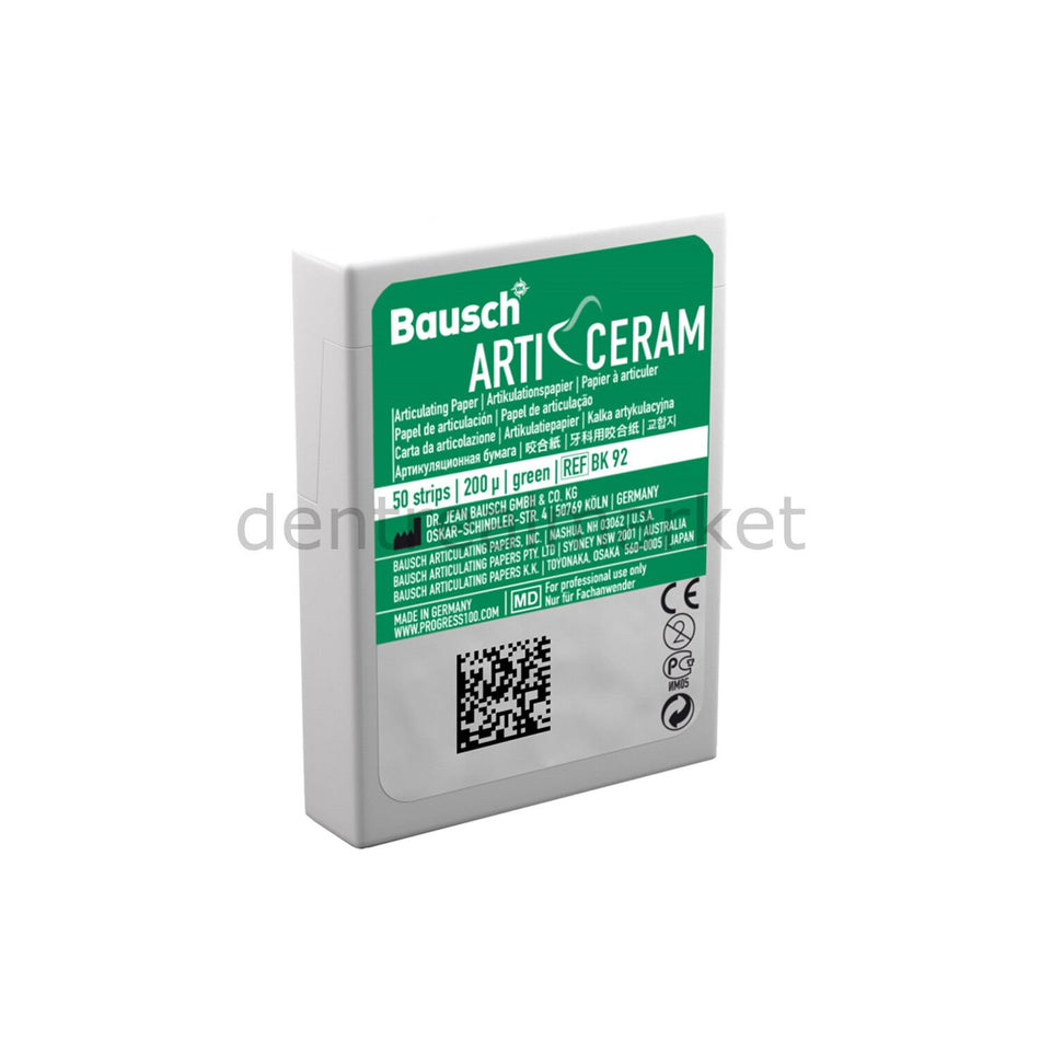 Bausch Arti-Cream Articulating Paper 200 µm Pack of 50 BK92