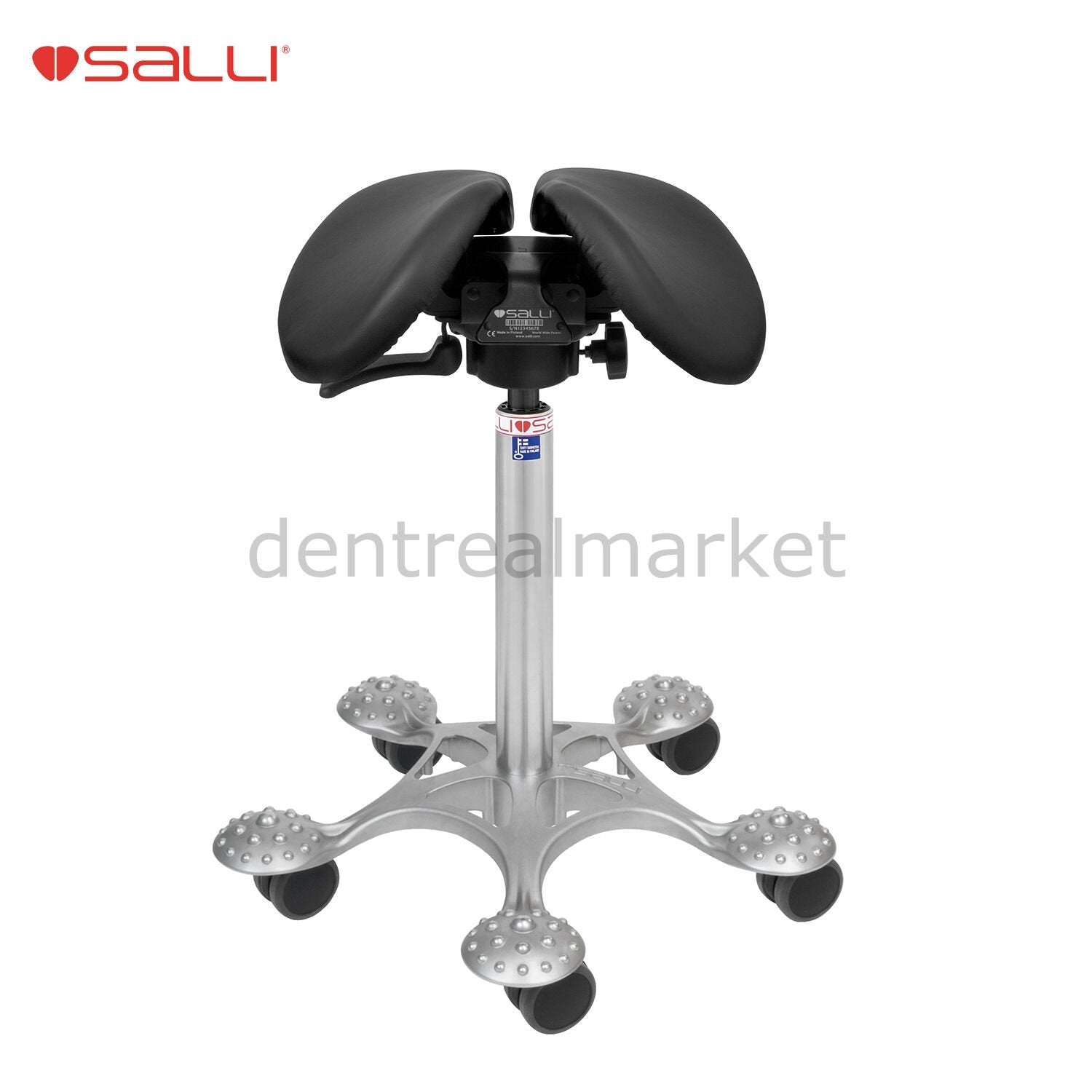 Salli SwingFit Black Clinician Stool