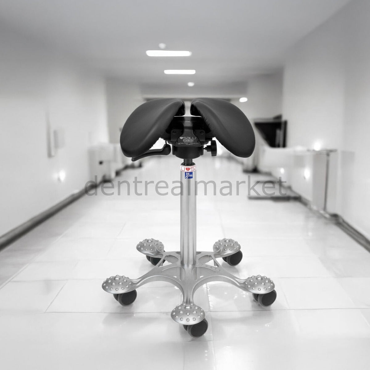 Salli SwingFit Black Clinician Stool