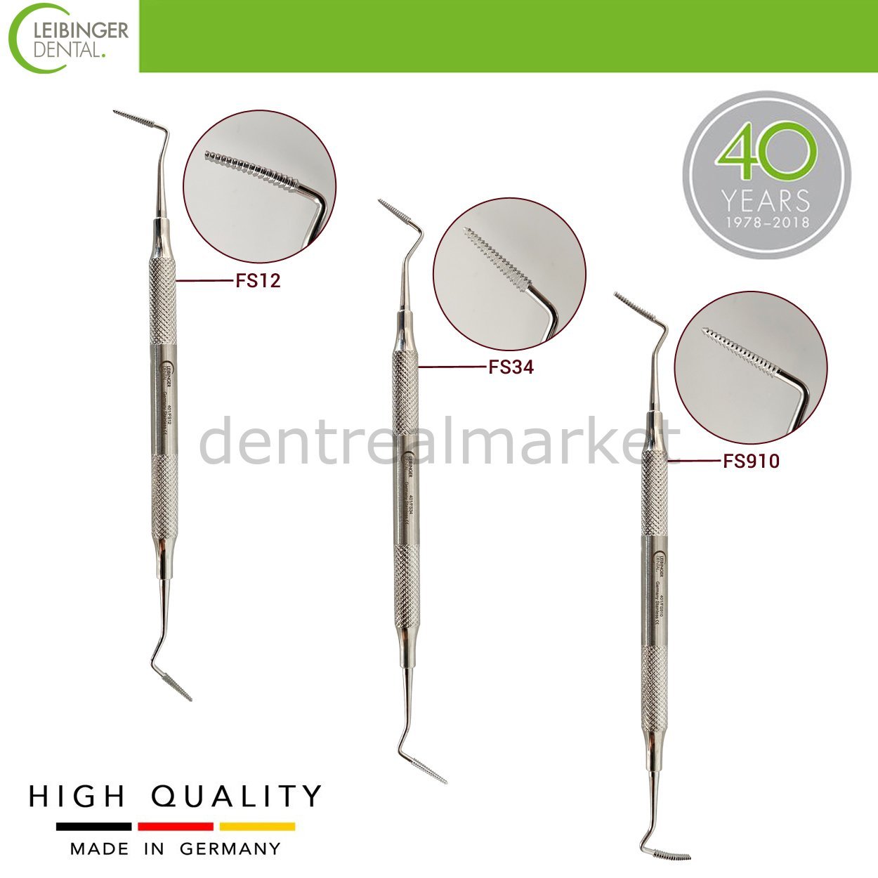 Leibinger - Bone File Set - Dental Instruments – DentrealStore