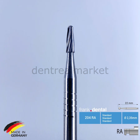 Frank Dental Tungsten Carbide Bur Contra-angle - C23R - 5 pcs