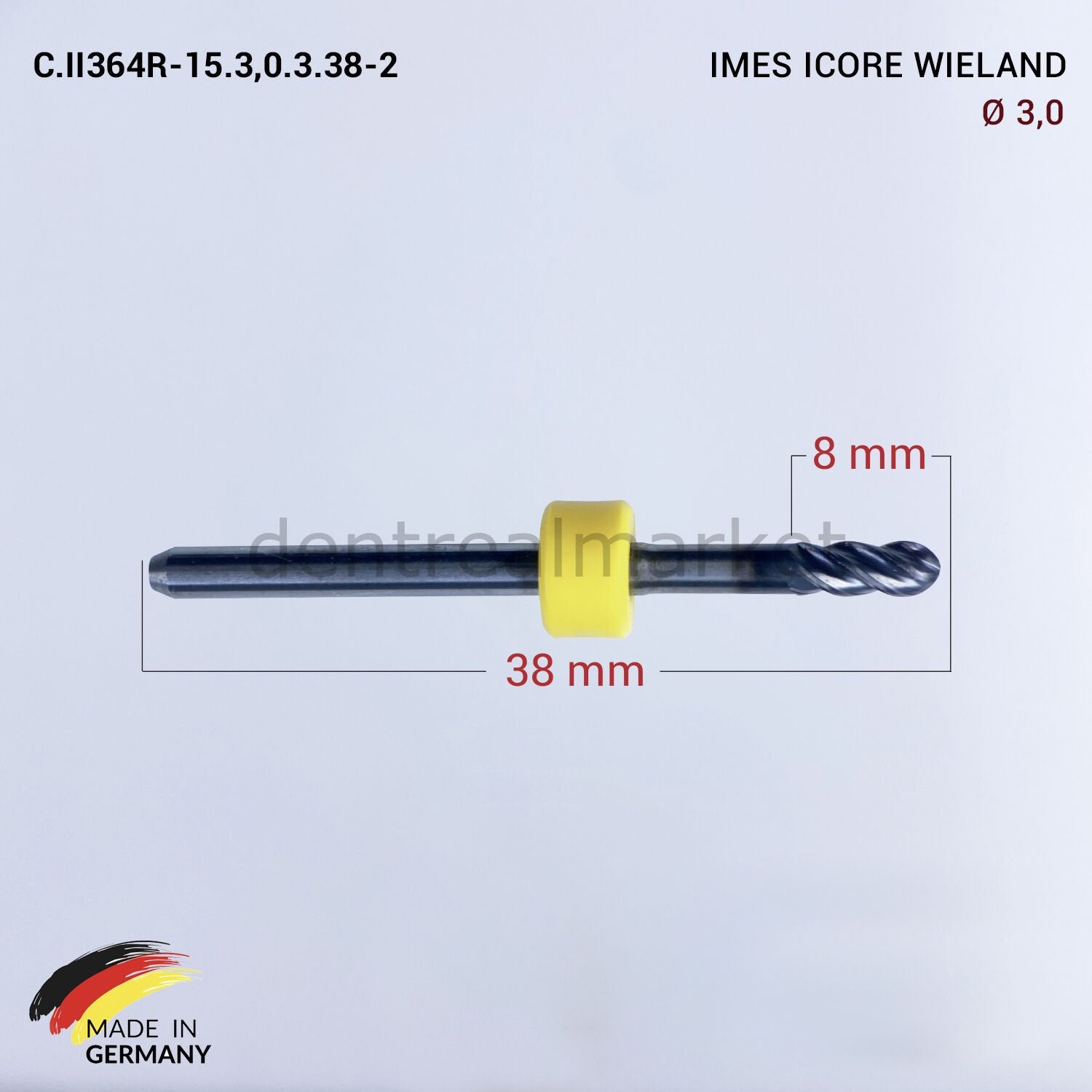 Frank Dental Imes-Icore / Wieland CAD/CAM Drill 3.0 mm