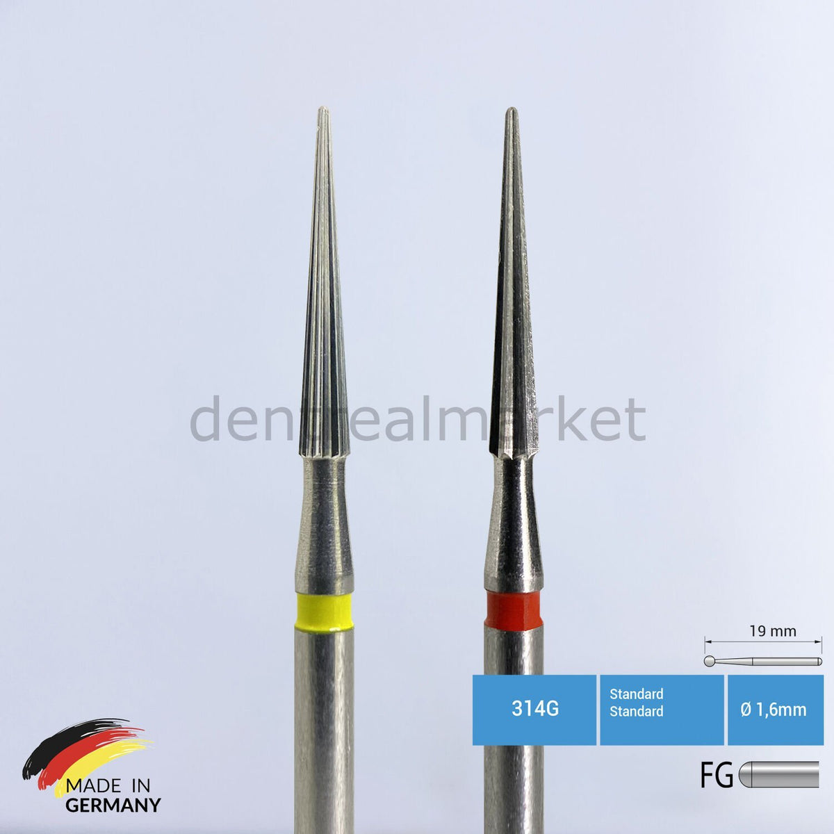 DentrealStore - Frank Dental Tungsten Carbide Trimming & Finishing Bur - C.135 - For Air Turbine