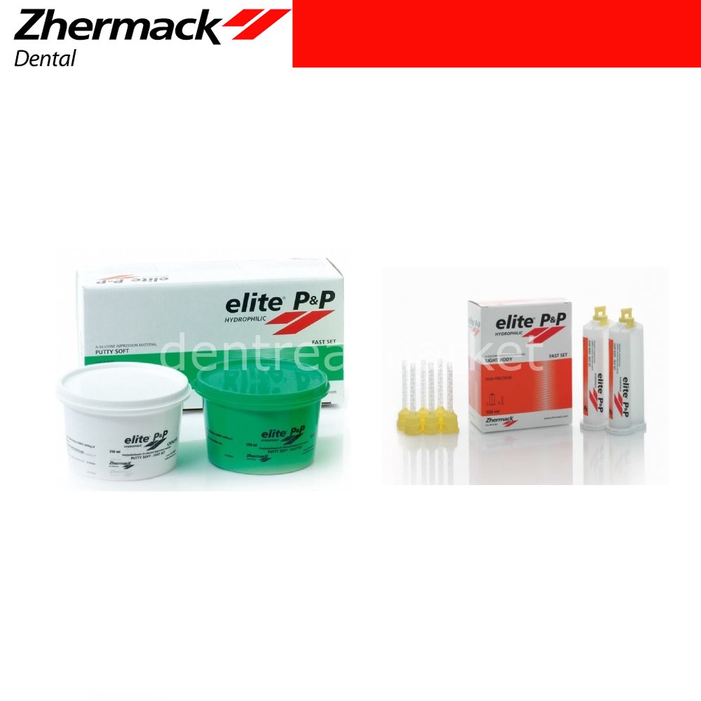 Zhermack Elite P&P Hand-Mix A-Silicone Impression Kit