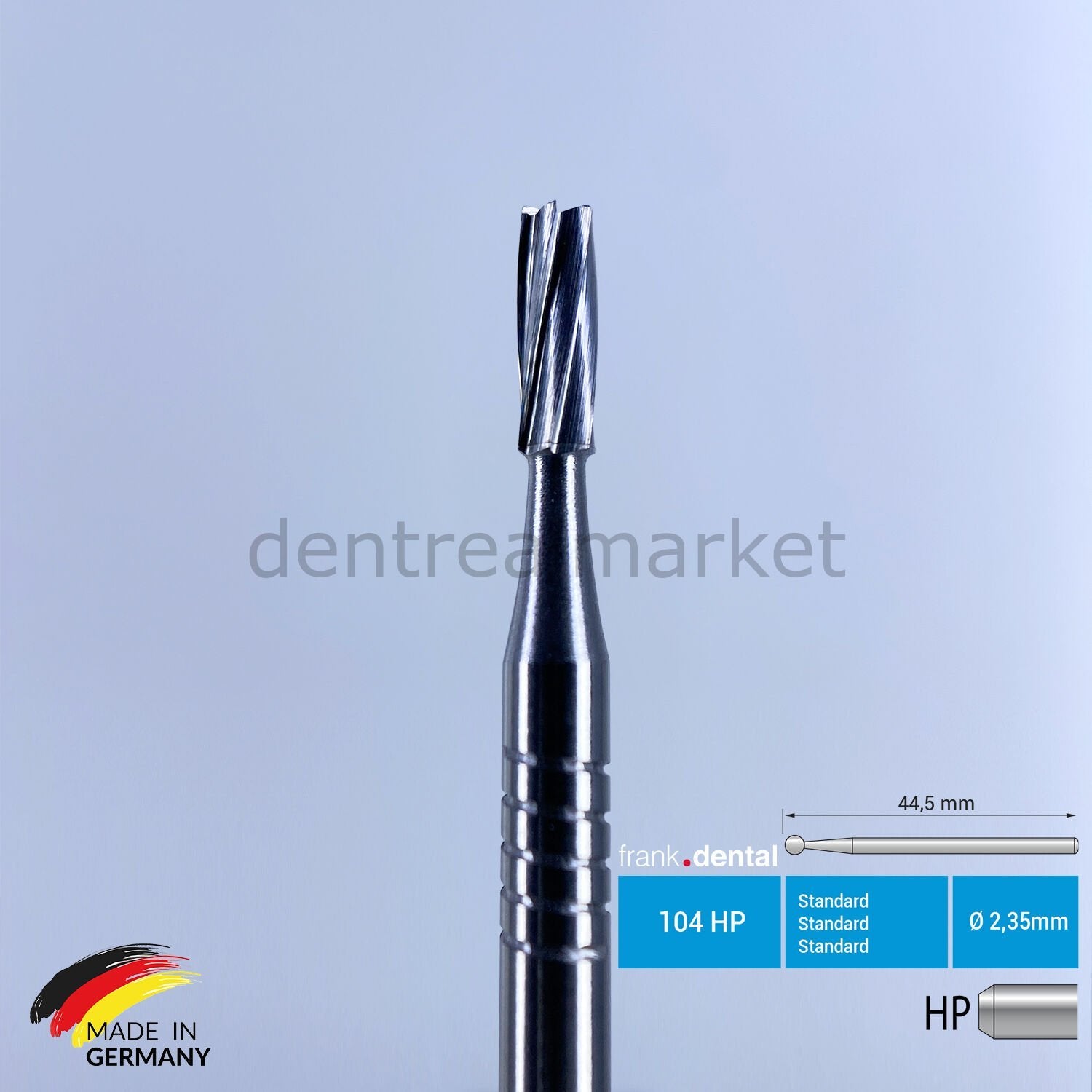 Frank Dental Tungsten Carbide Bur - For Handpiece - C21 - 5 Pieces