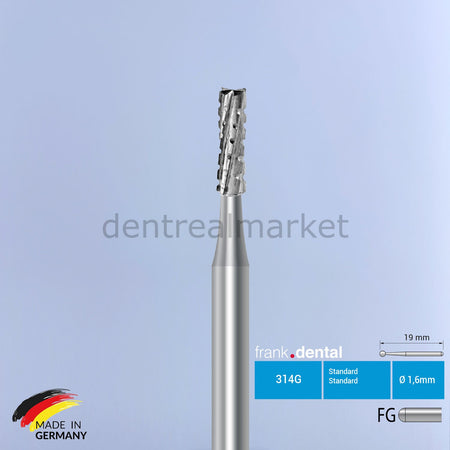 Frank Dental Tungsten Carbide Bur Turbine FG — C31 — 5 pcs