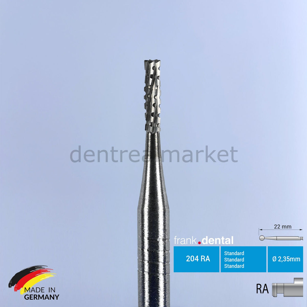 Frank Dental Tungsten Carbide Bur Contra-angle RA — C31L — 5 pcs