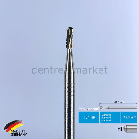 Frank Dental Tungsten Carbide Bur Straight HP — C31R — 5 pcs