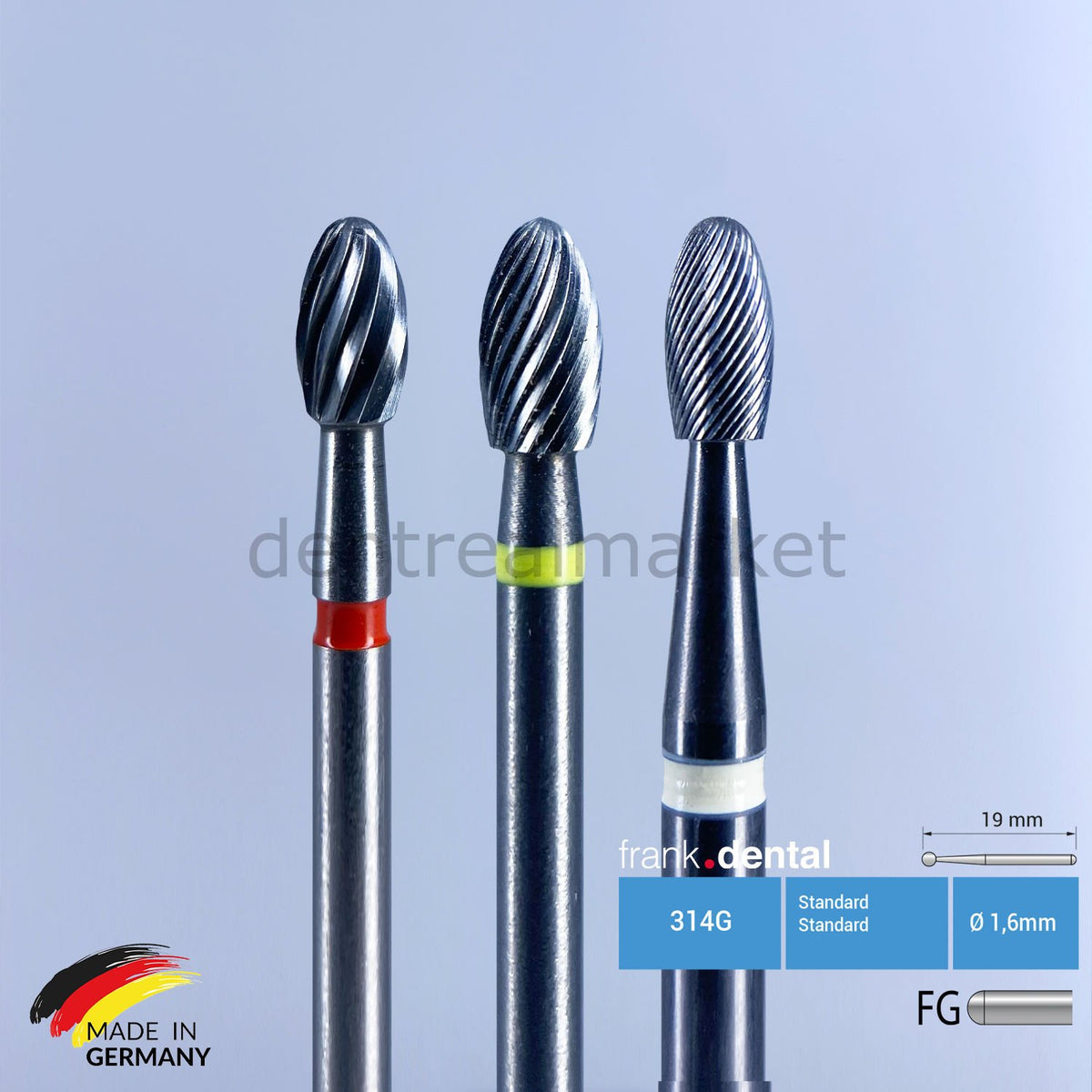 Frank Dental Tungsten Carbide Polishing Bur - Turbine 379