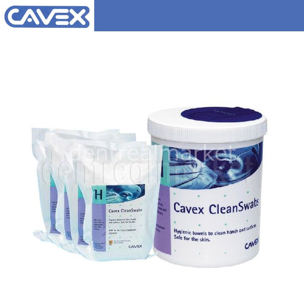 Cavex CleanSwabs Alcohol Wipes