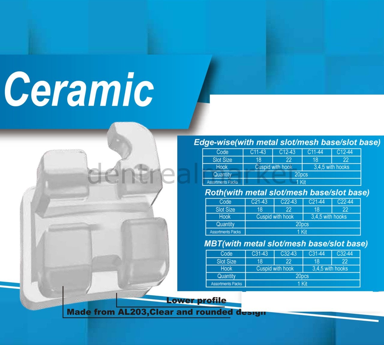 Dtc Orthodontics Ceramic Bracket