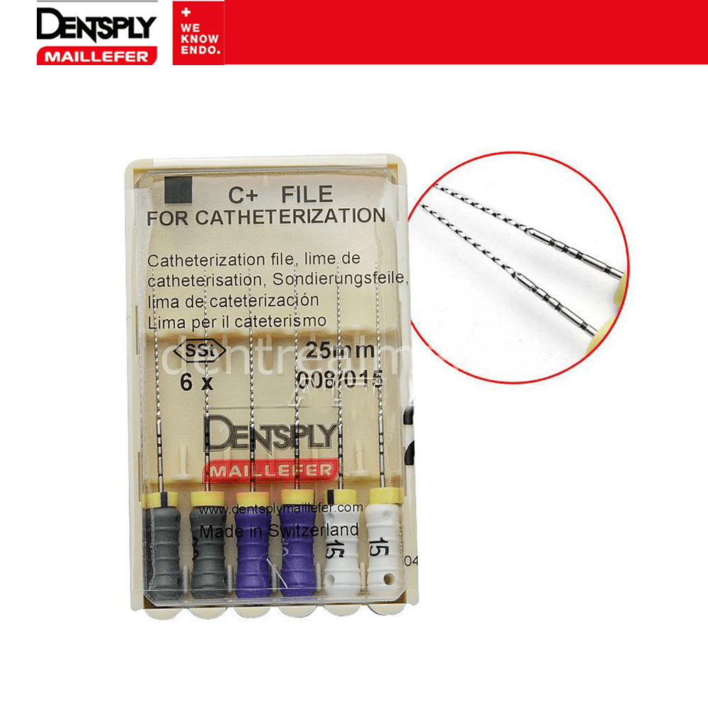 Dentsply-Sirona - C+File Hand Canal File Niti – DentrealStore