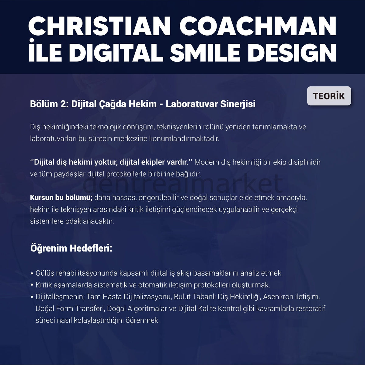 Dentrealacademy Digital Smile Design with Dr. Christian Coachman — Theory