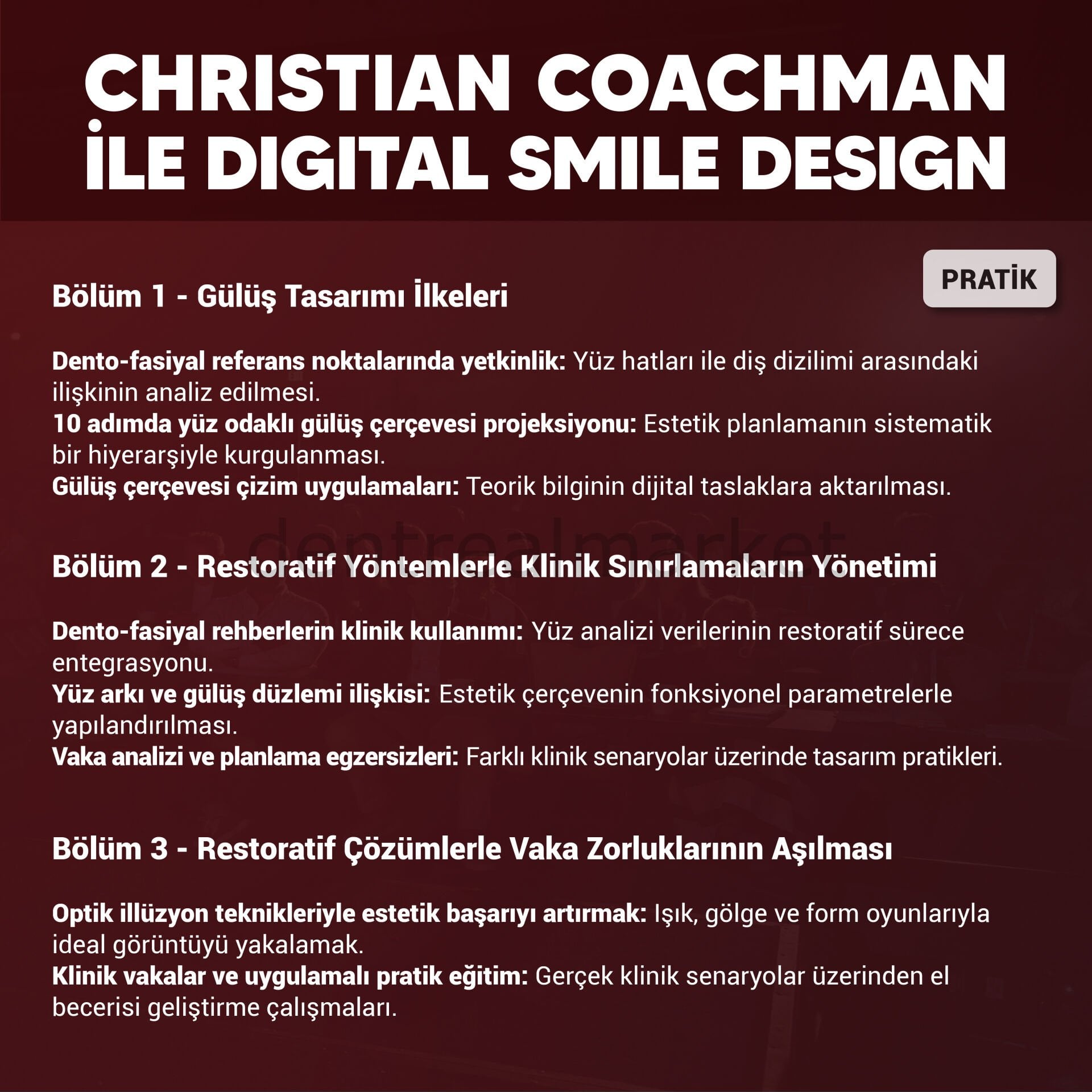 Dentrealacademy Digital Smile Design with Dr. Christian Coachman - Hands-on