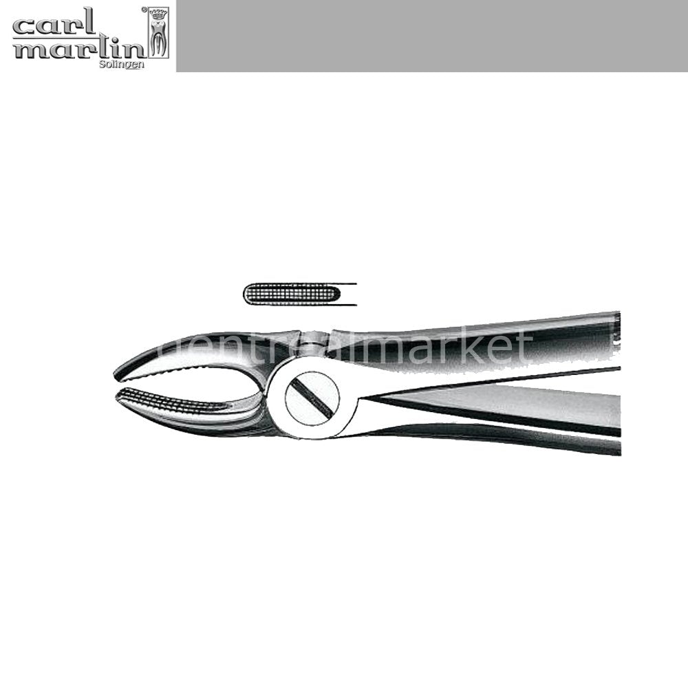 Carl Martin Forceps Upper Incisor — No. E1