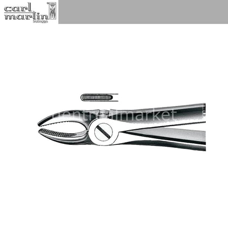 Carl Martin Forceps Upper Incisor — No. E1