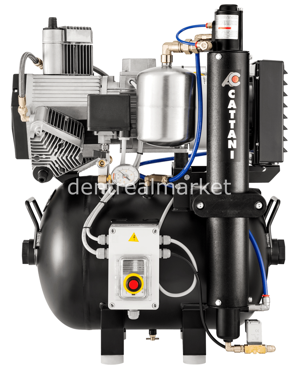 Cattani AC 300 Dryer Compressor — 3-Cylinder