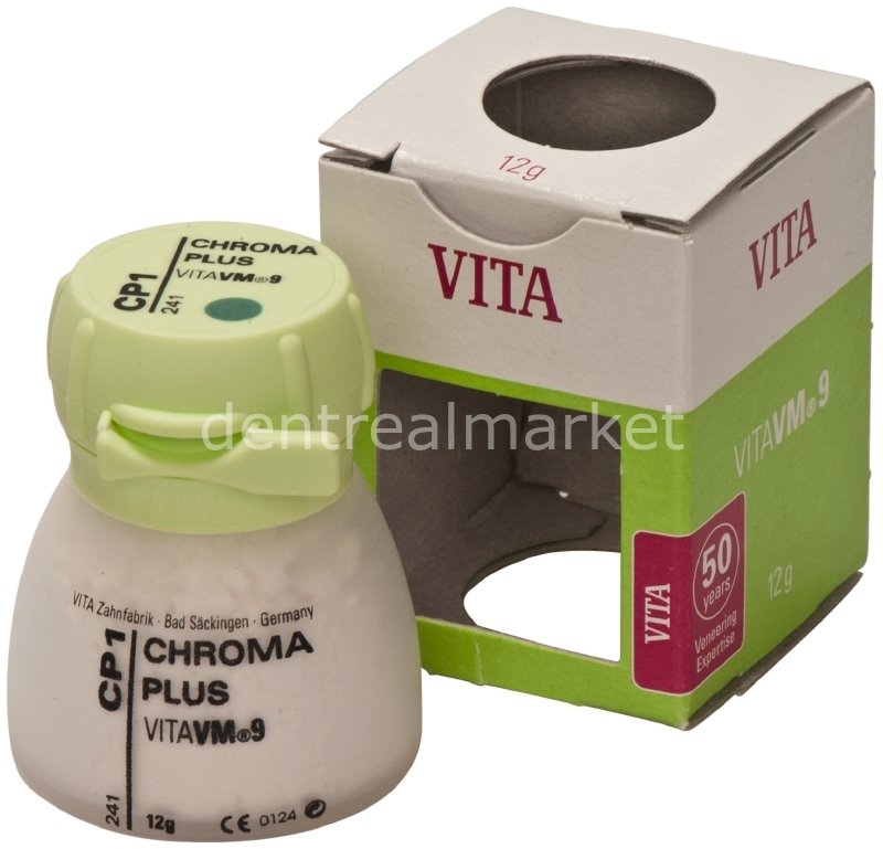 Vita VM9 Chroma Plus 12 g Porcelain Powder for Zirconia Frameworks
