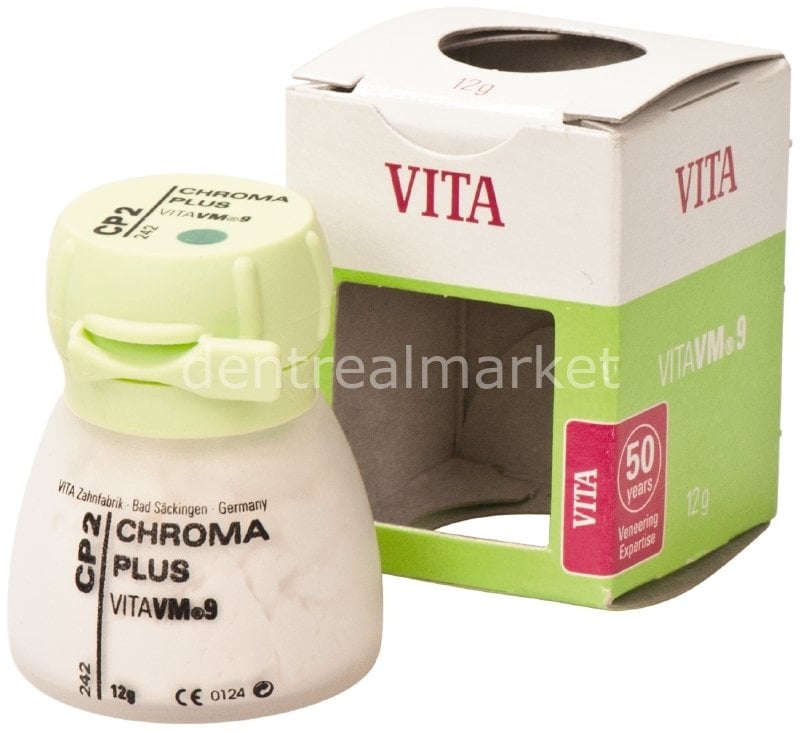 Vita VM9 Chroma Plus 12 g Porcelain Powder for Zirconia Frameworks