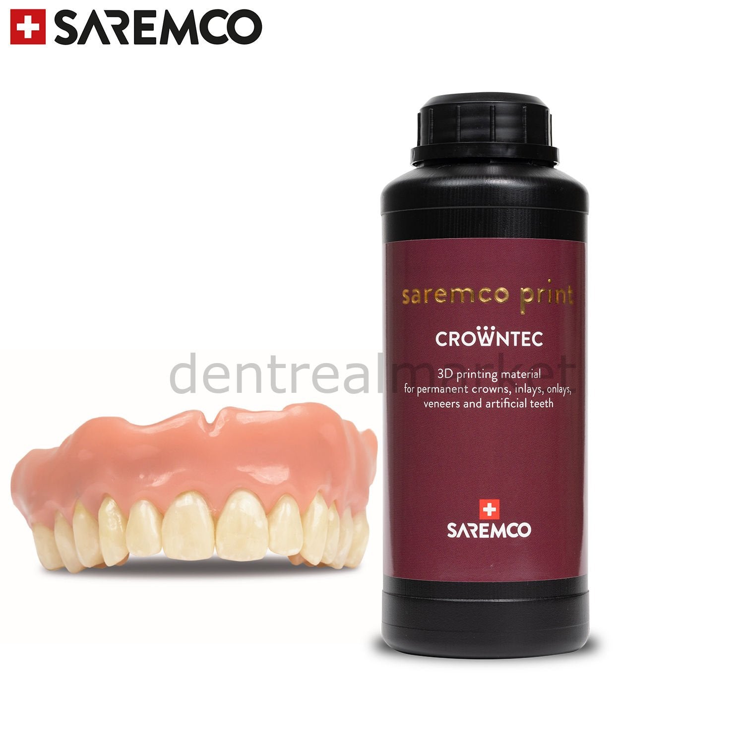 Saremco Saremco Print-Crowntec Permanent Composite 3D Printer Resin 500g