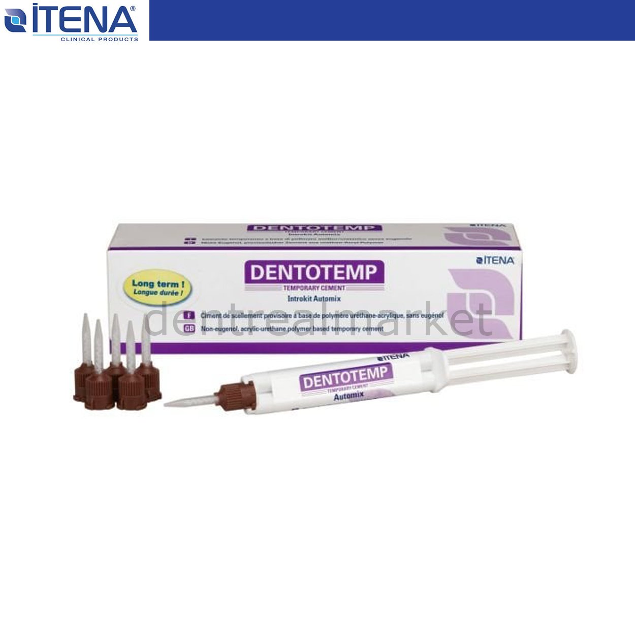 Itena Dentotemp Manual Mix Implant Cement 2 x 12 g