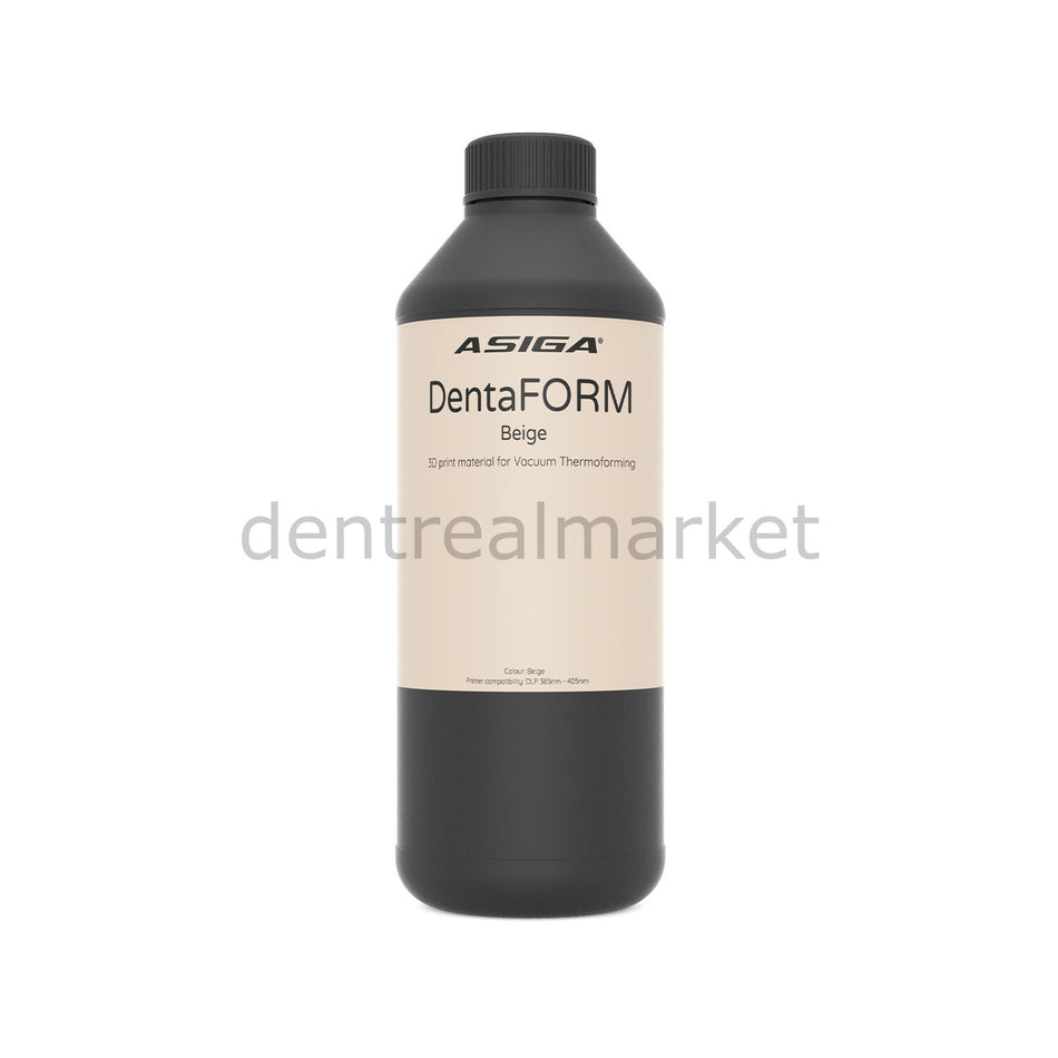 Asiga DentaFORM Beige Model Resin – Thermoform Model Resin 1 kg