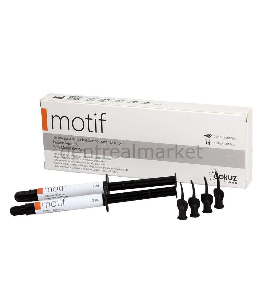 Hesyra Motif Light-Cure Pattern Resin Syringe 2×2 g