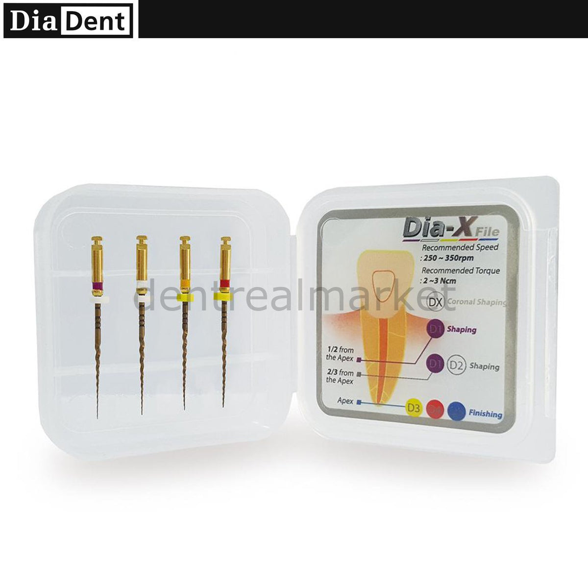 Diadent X-File Gold NiTi Rotary File System