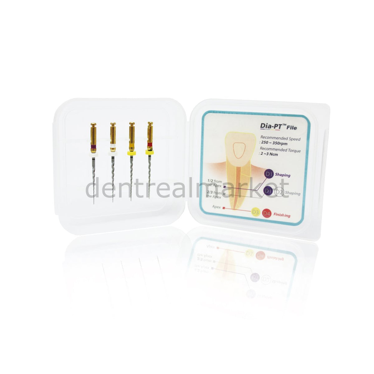 Diadent Dia-X Rotary NiTi Files — Protaper Compatible