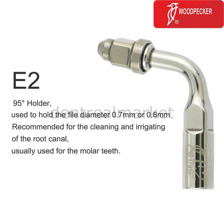 Woodpecker Scaler Endodontic Tip E2 – Compatible with EMS, Mectron, Woodpecker, and W&H