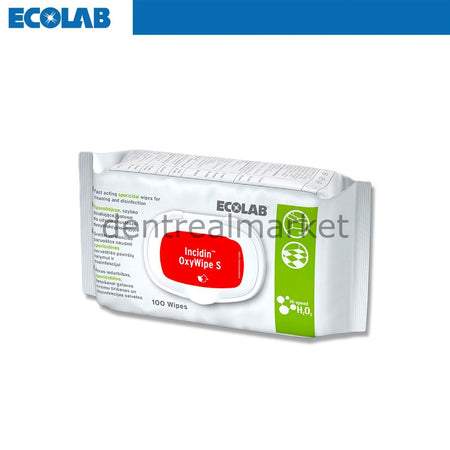 Ecolab Incidin Oxywipe S Alcohol-Free Surface Disinfectant Wipes 100 pcs