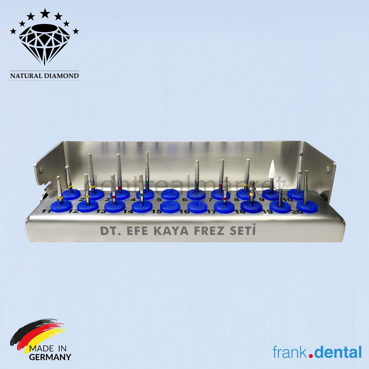 Frank Dental Dt. Efe Kaya Onlay-Overlay Bur Set
