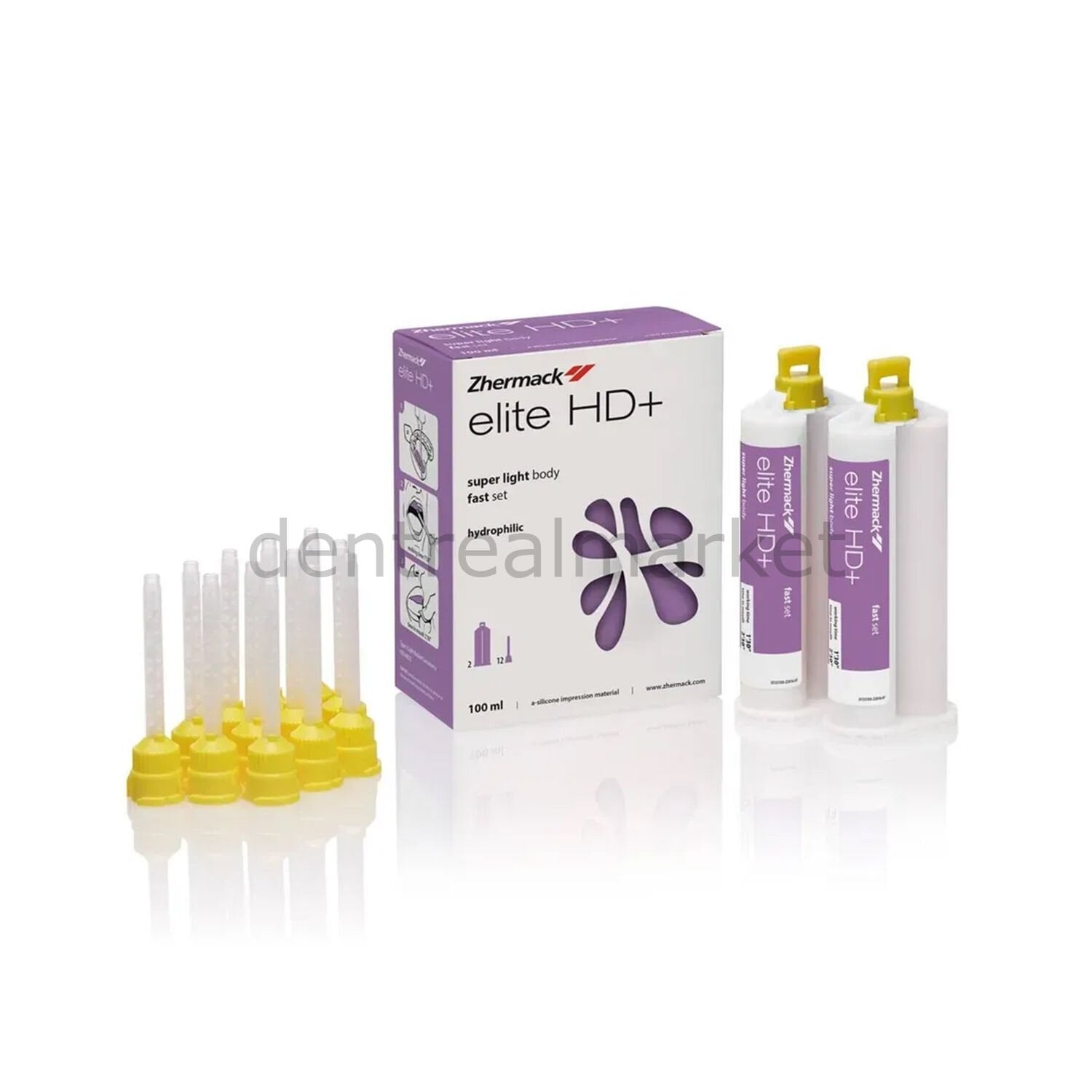 Zhermack Elite HD+ Second Impression A-Silicone - Super Light Body 2×50 ml Fast