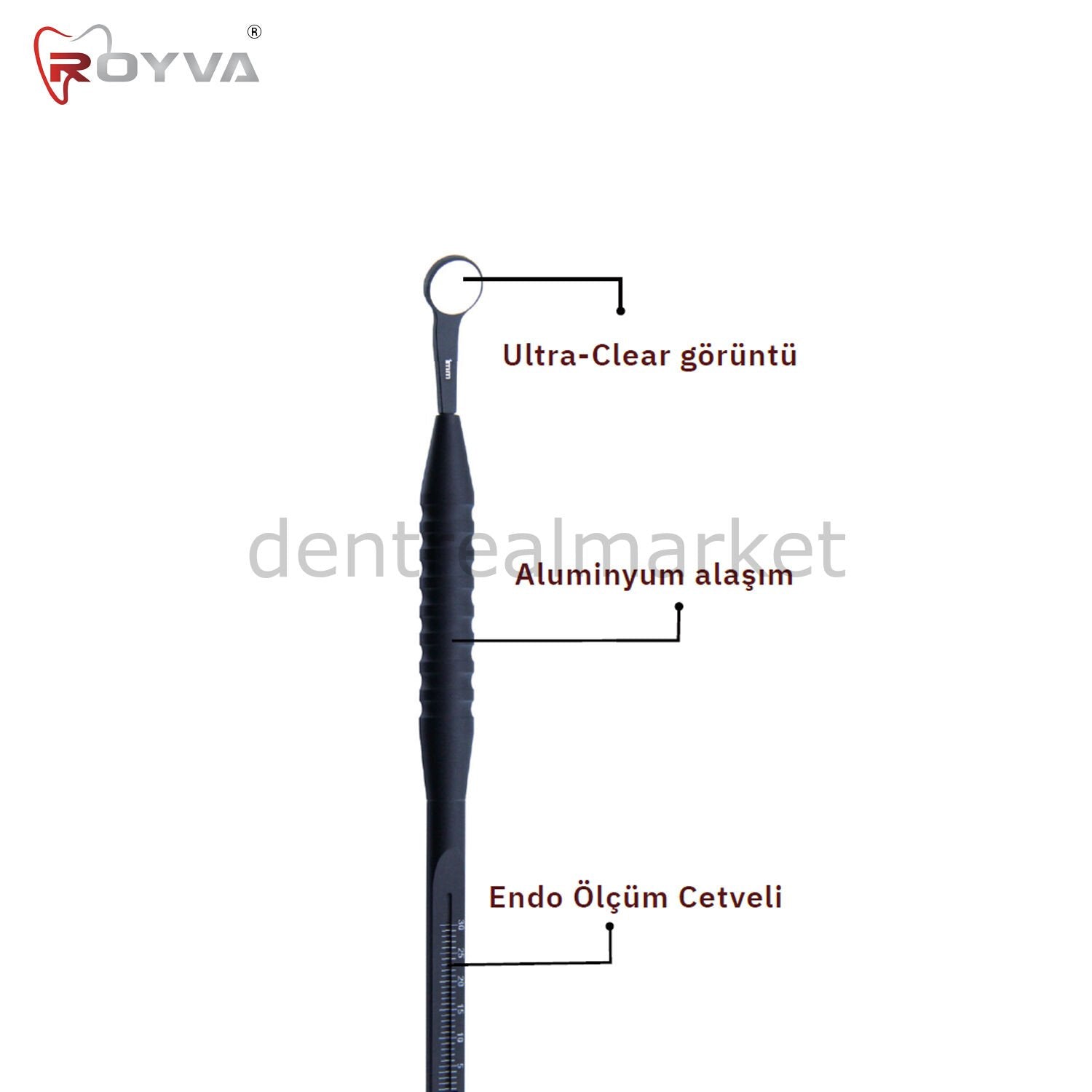 Royva Mini Endodontic Mirror 10 mm