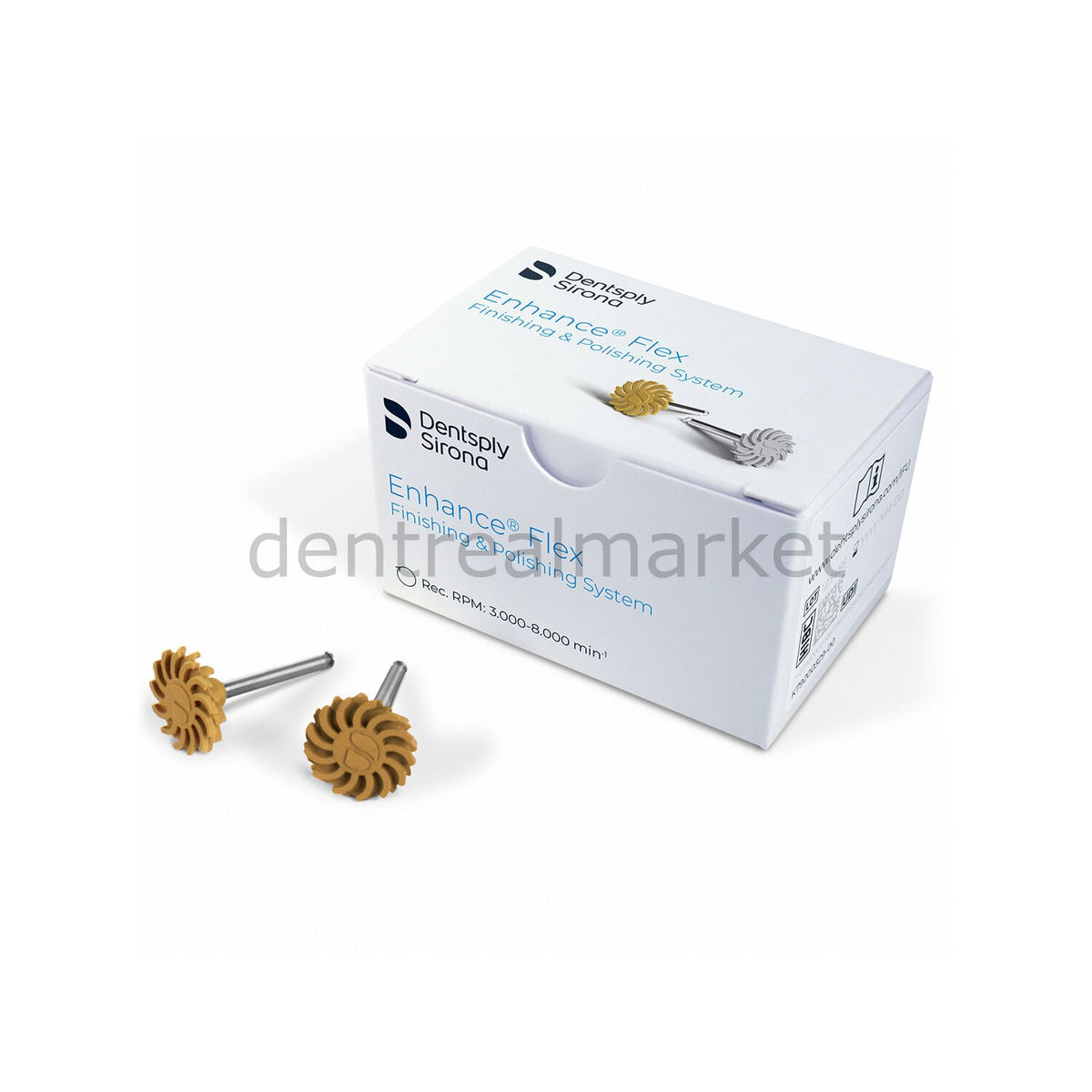 Dentsply-Sirona Enhance Twist Flex Composite Finishing Polishing Rubber Set - Finisher 6 pcs