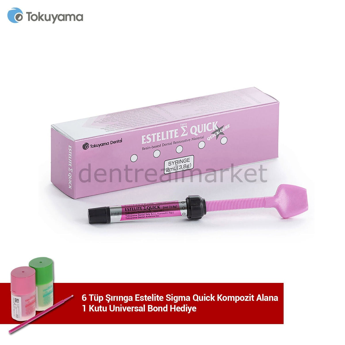 Tokuyama Estelite Sigma Quick 6 Syringes & Universal Bond Promo