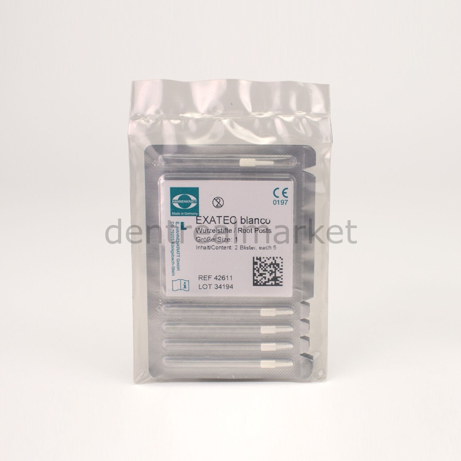 Hahnenkratt Exatec Blanco Fiber Post Pack of 10 Refill