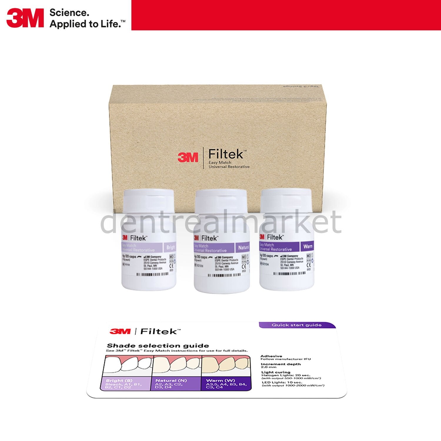 Solventum (3M) Filtek Easy Match Universal Restorative Capsule Intro Kit