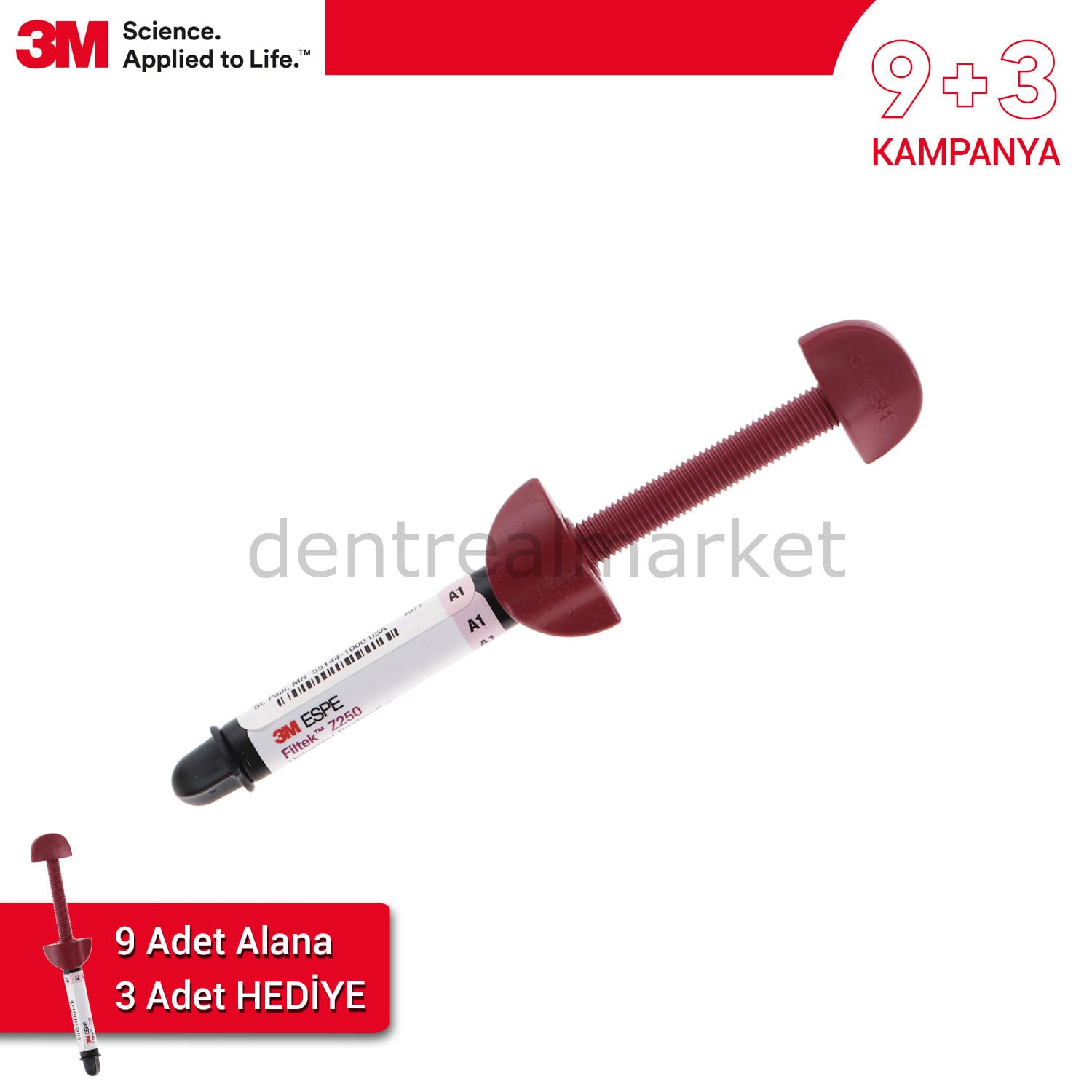 3M Filtek Z250 Hybrid Composite Refill Campaign 9+3