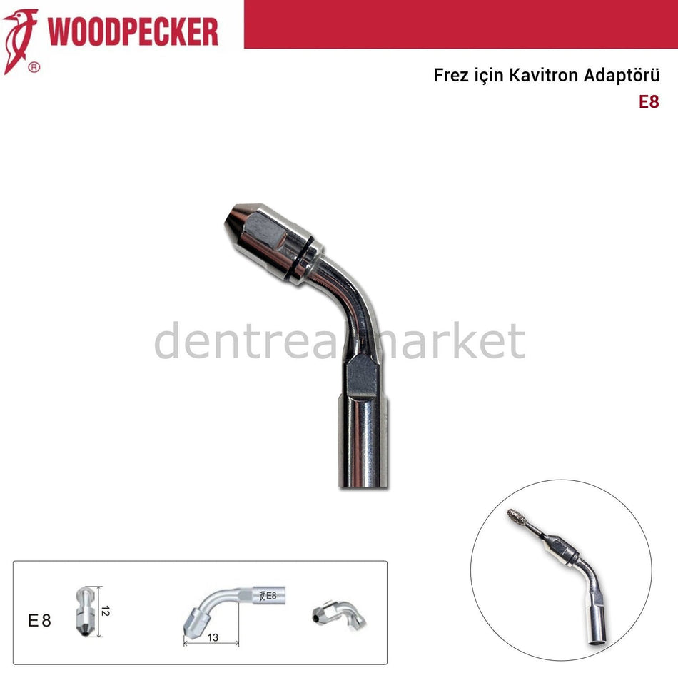 Woodpecker Ultrasonic Scaler Adapter for Burs — E8