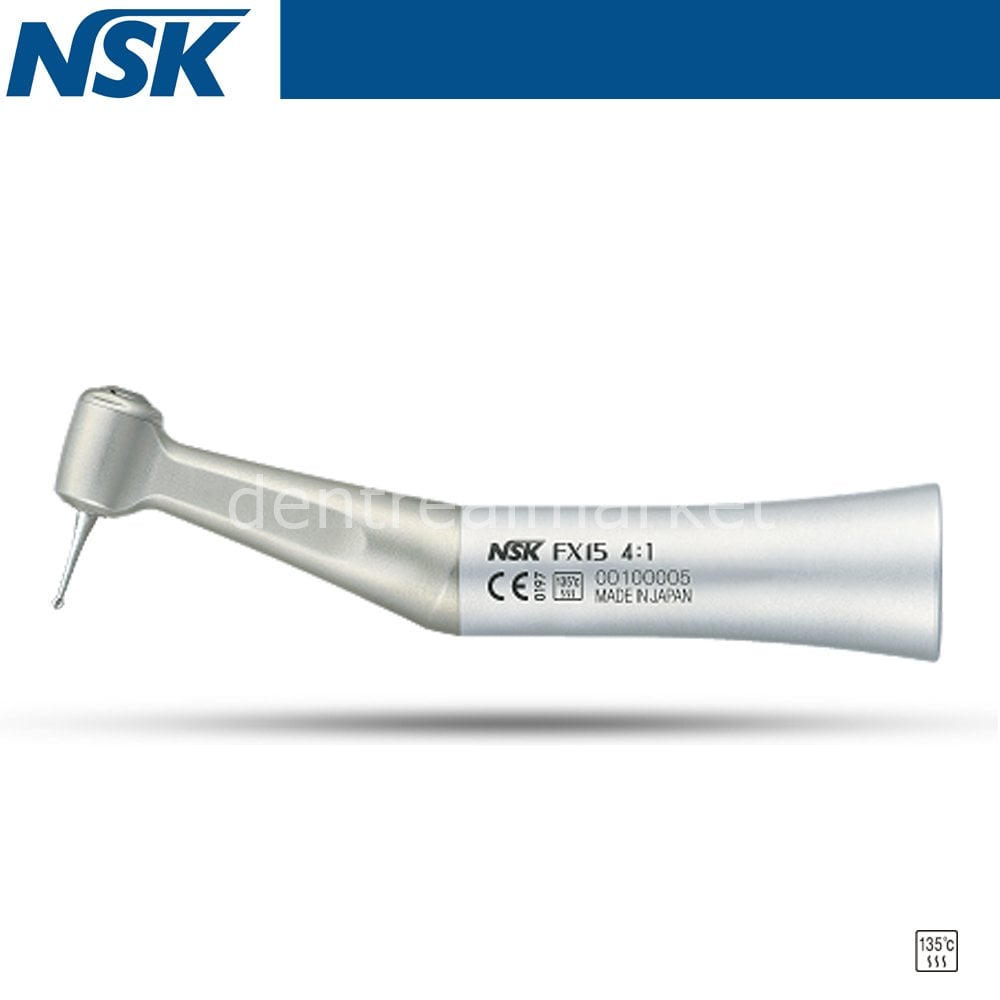 NSK FX15 Contra-Angle Handpiece Push-Button 4:1