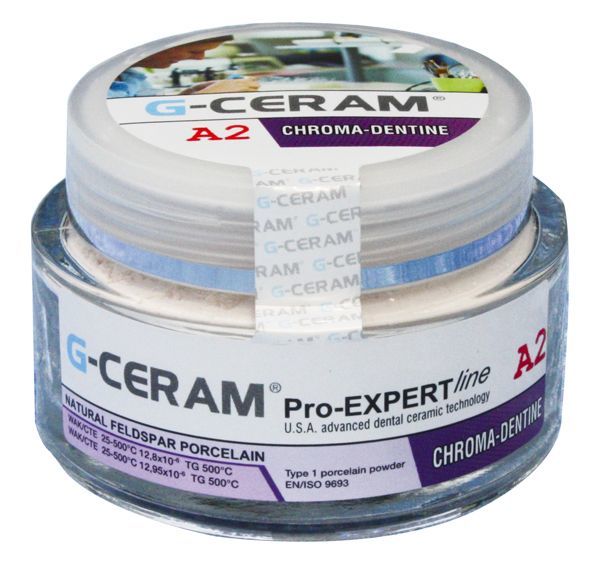 DentrealStore - G-Ceram G-Ceram MF Porcelain Powder - High Glaze 500 gr