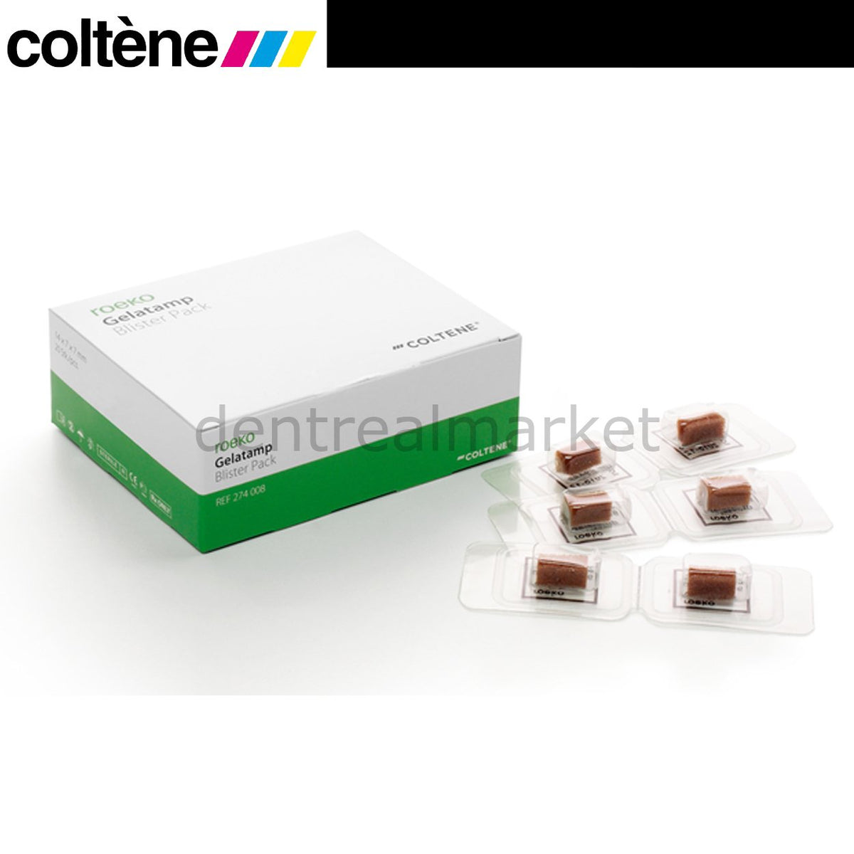 Coltene Roeko Gelatamp Sterile Blister Hemostatic 20-Pack