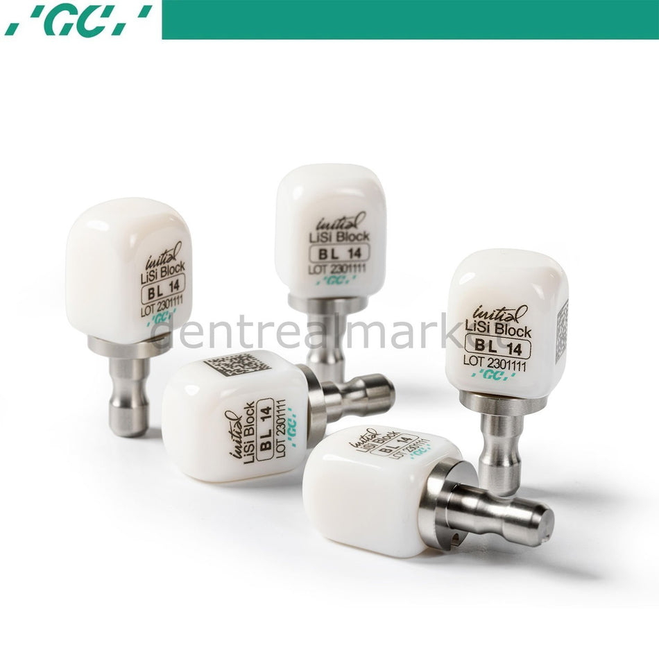 DentrealStore - Gc Dental GC Initial LiSi Block BL - Lithium Disilicate Glass Ceramic CAD/CAM Block