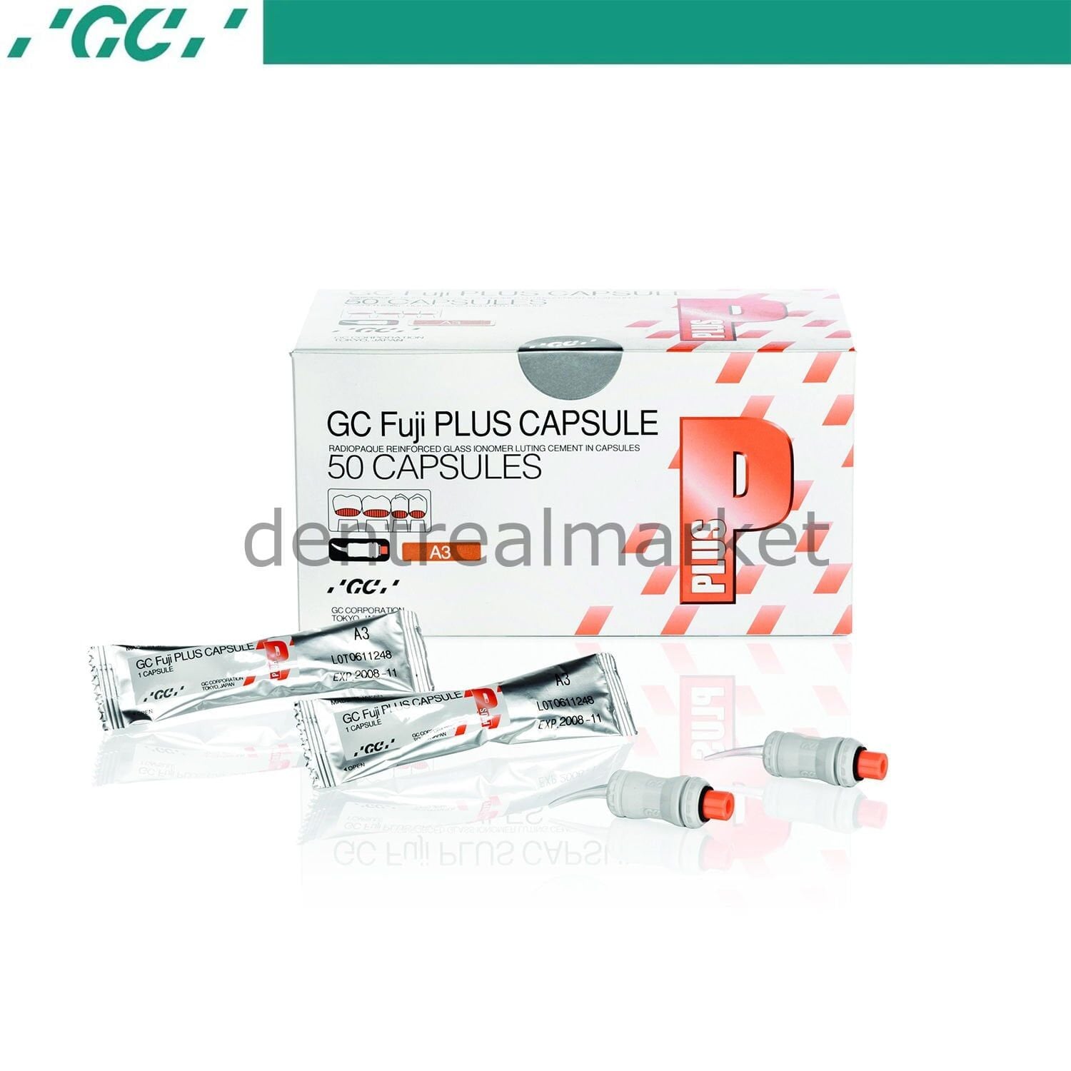 Gc Dental Fuji Plus Capsule - Resin-Reinforced Glass Ionomer Cement A3