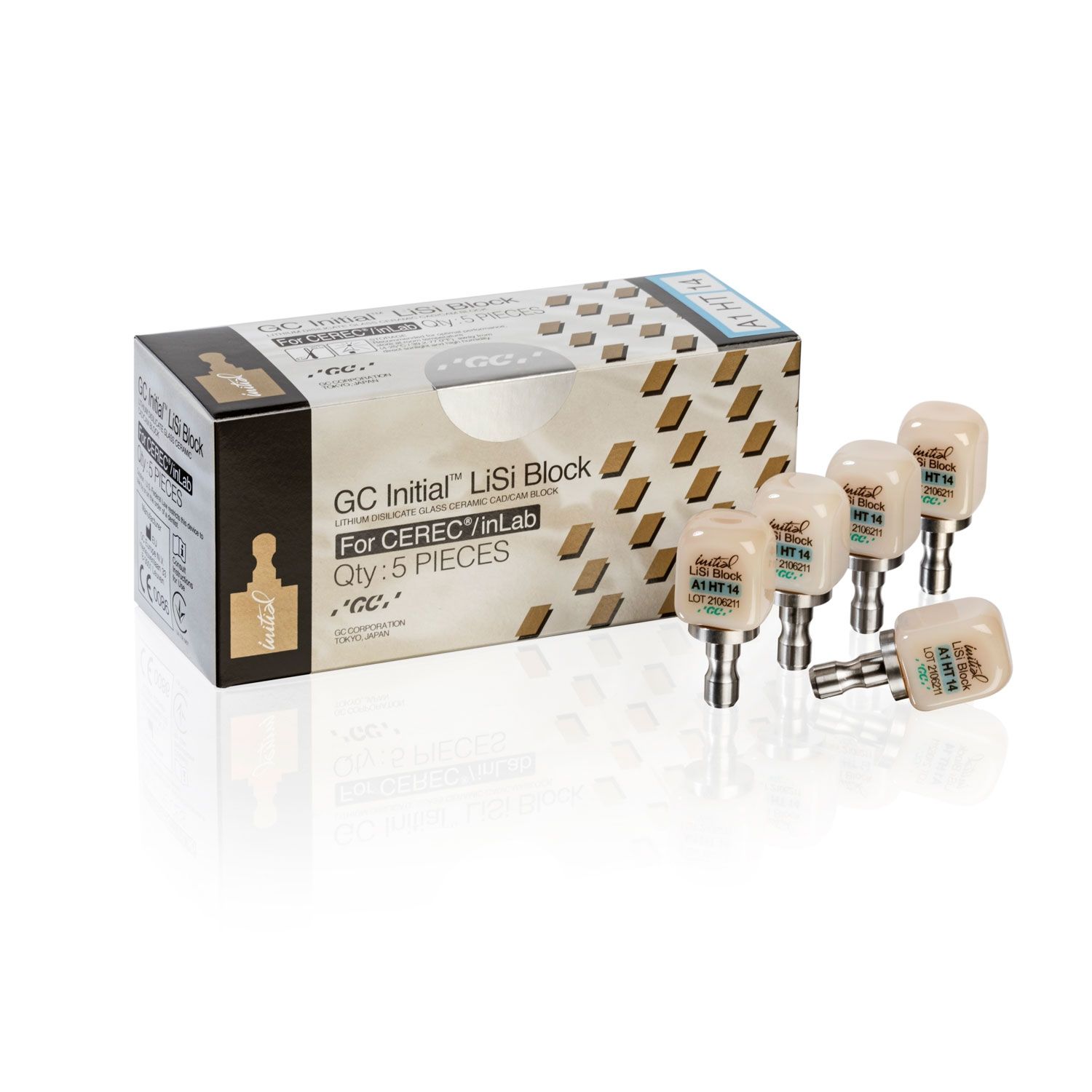 Gc Dental - GC Initial LiSi Block - Lithium Disilicate Glass Ceramic ...
