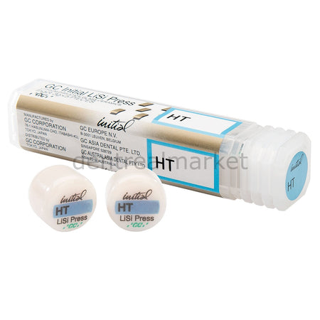 GC Dental Initial LiSi Press Ingot HT - Lithium Disilicate Glass Ceramic