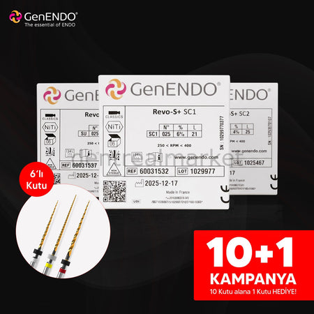 Septodont GenENDO Revo-S+ 6-File Pack 25 mm 10+1 Campaign