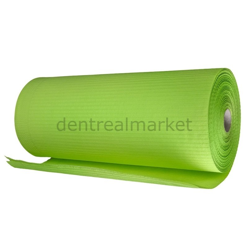 Asa Dental European Roll Colored Patient Bib Green